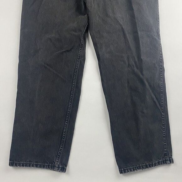 VTG Levi Strauss Signature 540 Relaxed Fit Denim Jeans Black Gray 42x30 Cotton - Picture 7 of 9
